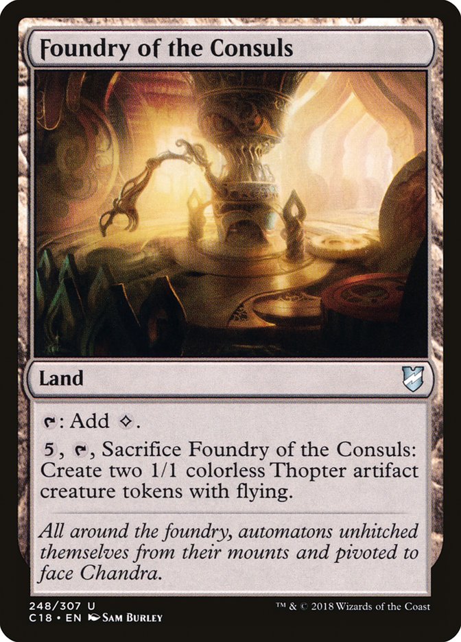 Foundry of the Consuls [Commander 2018] | Card Citadel