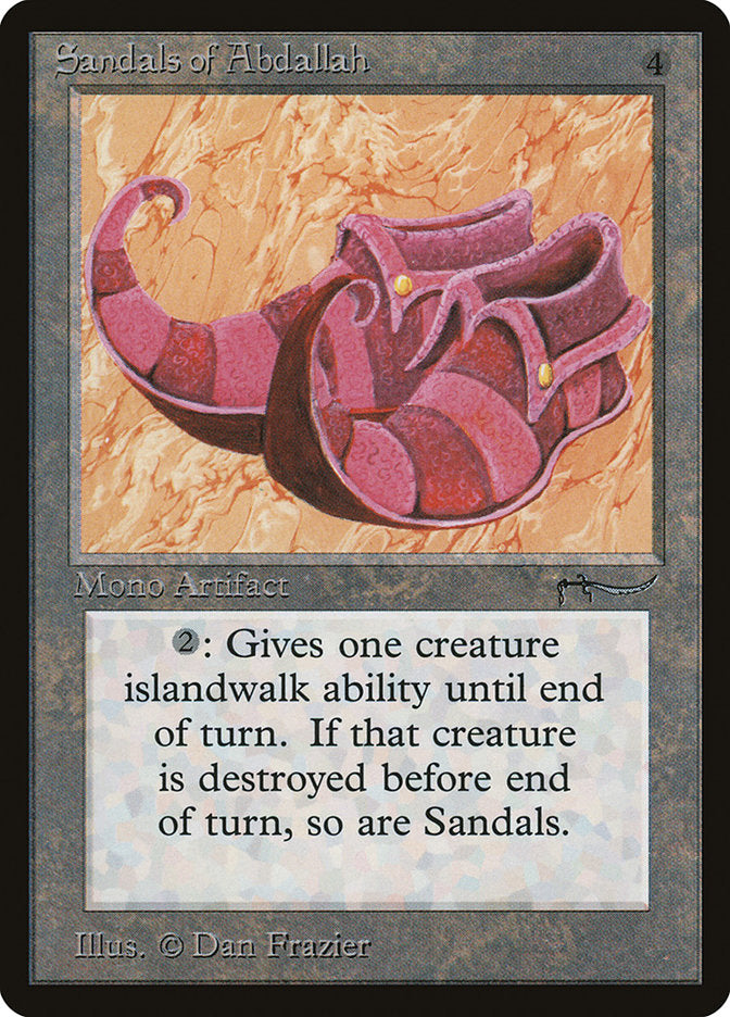 Sandals of Abdallah [Arabian Nights] | Card Citadel