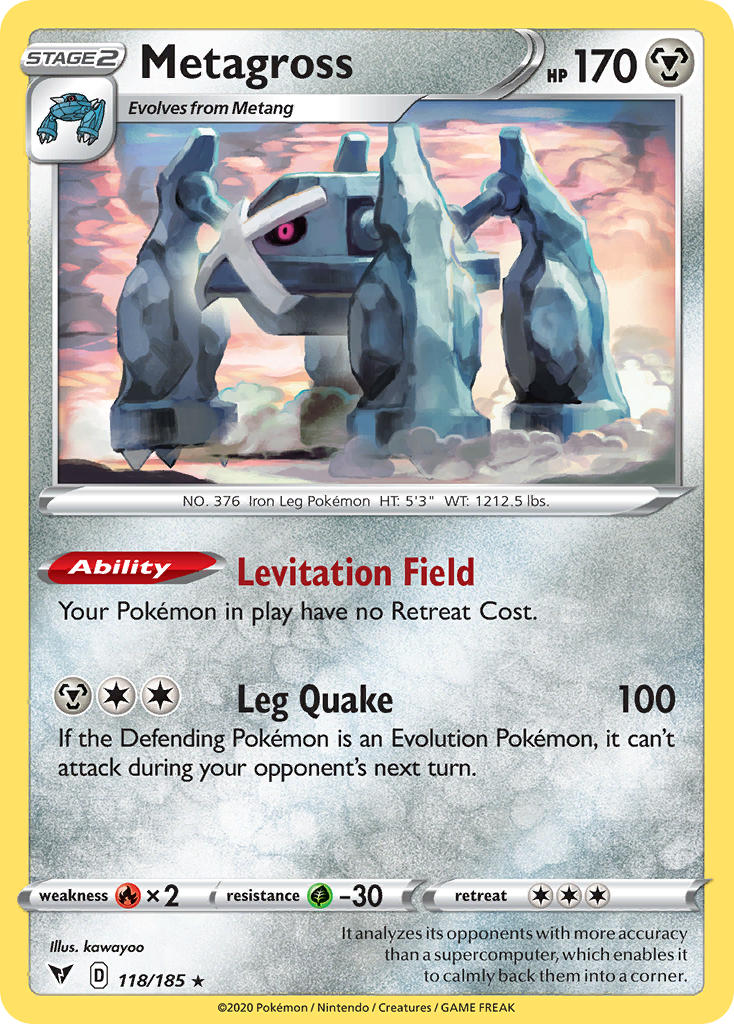 Metagross (118/185) [Sword & Shield: Vivid Voltage] | Card Citadel