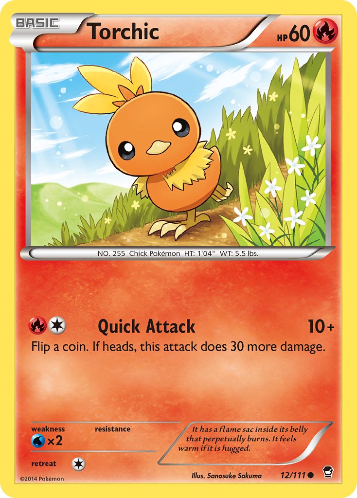 Torchic (12/111) [XY: Furious Fists] | Card Citadel