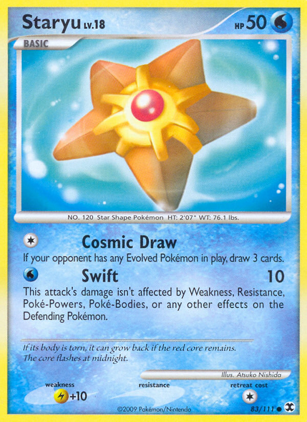 Staryu (83/111) [Platinum: Rising Rivals] | Card Citadel