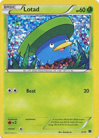 Lotad (2/12) [McDonald's Promos: 2015 Collection] | Card Citadel