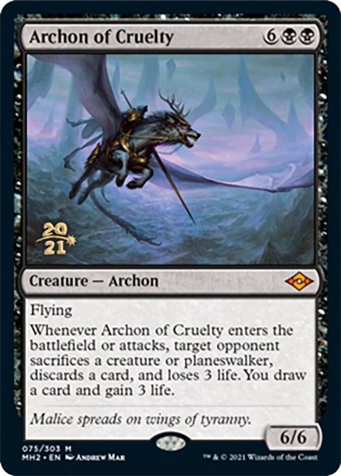 Archon of Cruelty [Modern Horizons 2 Prerelease Promos] | Card Citadel