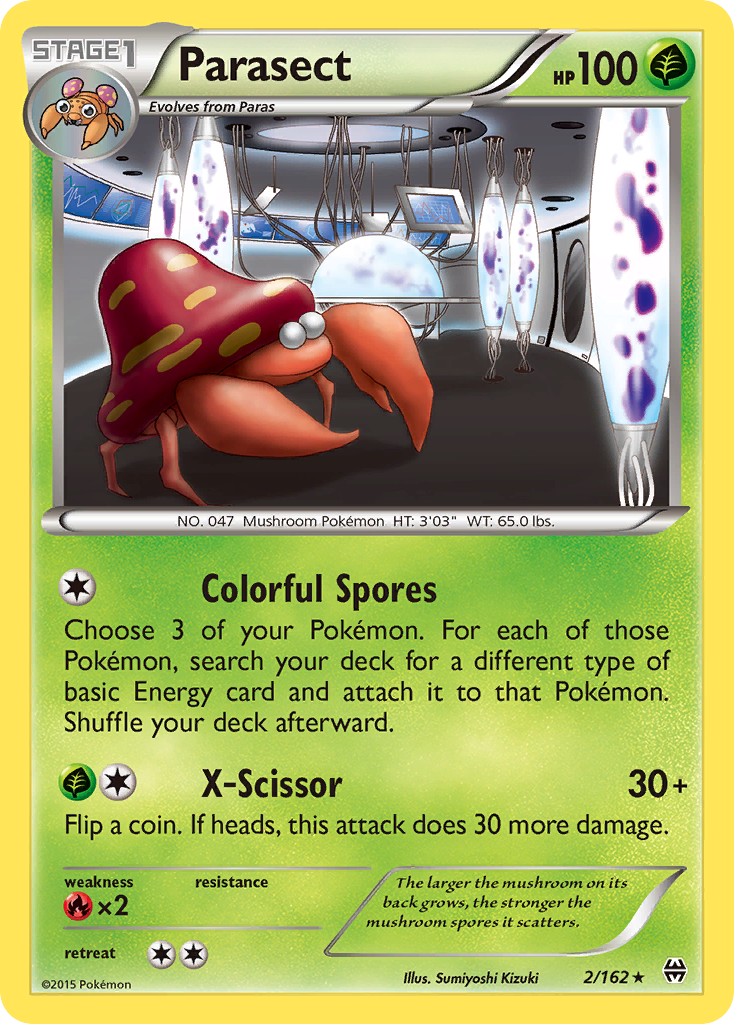 Parasect (2/162) [XY: BREAKthrough] | Card Citadel