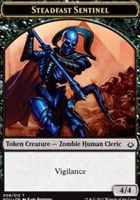 Steadfast Sentinel // Cat Double-sided Token [Hour of Devastation Tokens] | Card Citadel