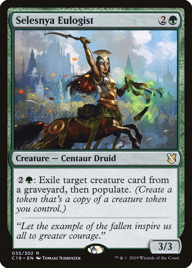 Selesnya Eulogist [Commander 2019] | Card Citadel