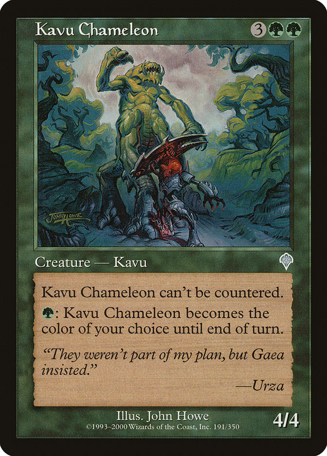 Kavu Chameleon [Invasion] | Card Citadel