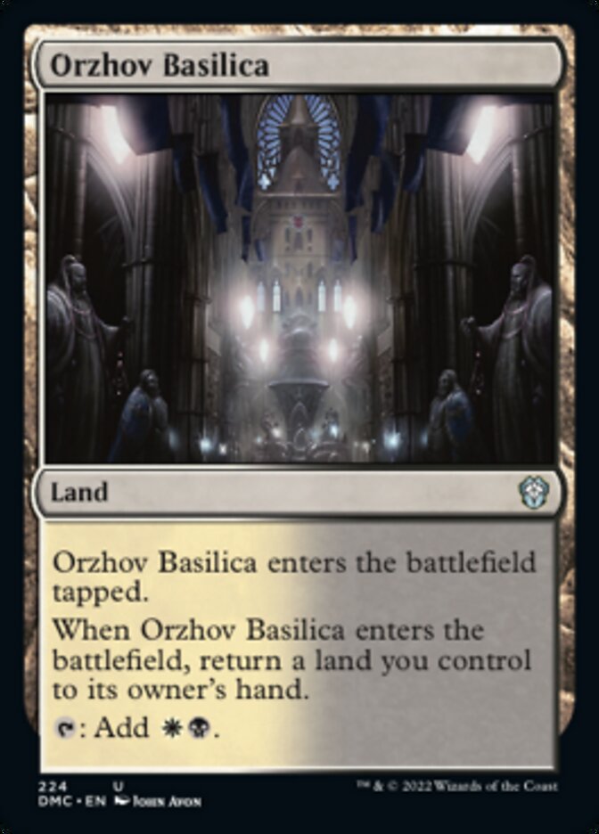 Orzhov Basilica [Dominaria United Commander] | Card Citadel