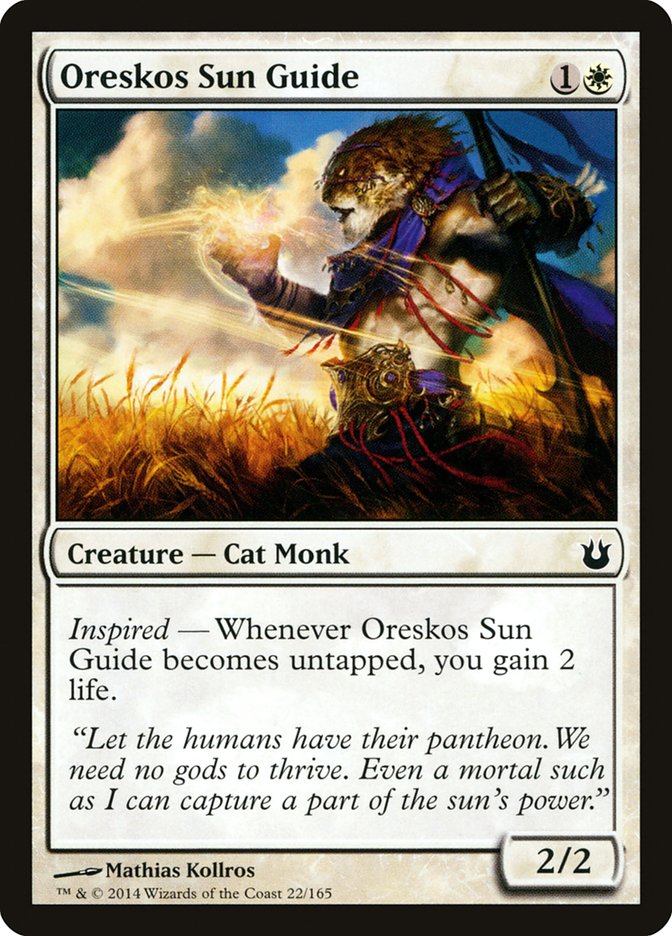 Oreskos Sun Guide [Born of the Gods] | Card Citadel