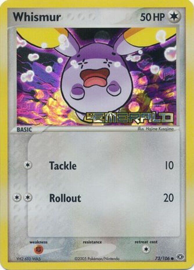 Whismur (73/106) (Stamped) [EX: Emerald] | Card Citadel