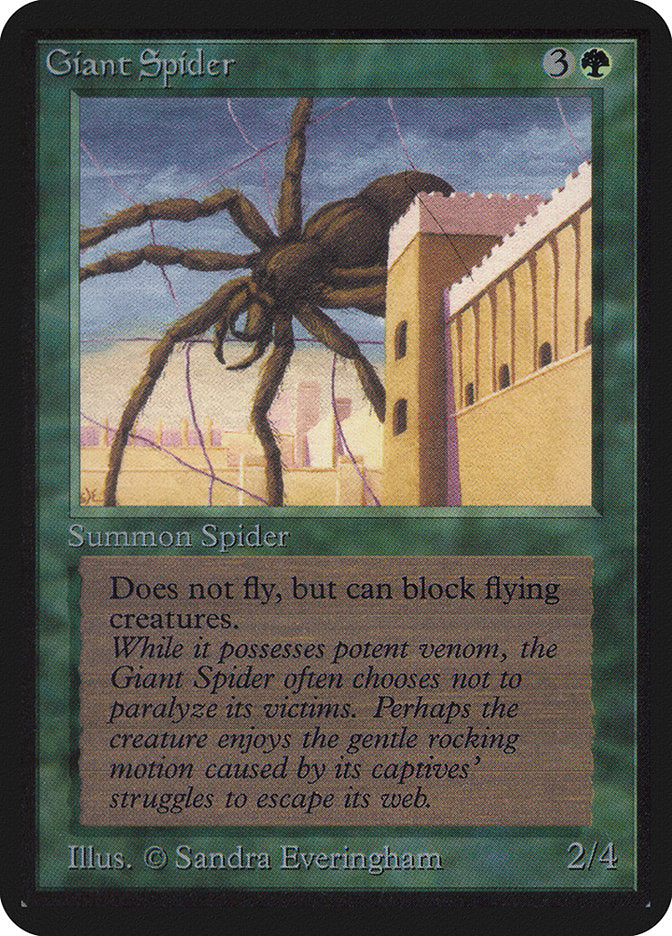 Giant Spider [Limited Edition Alpha] | Card Citadel