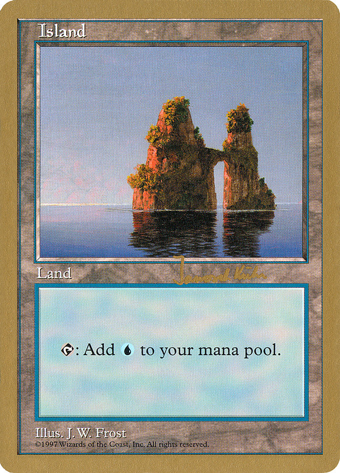 Island (jk436) (Janosch Kuhn) [World Championship Decks 1997] | Card Citadel