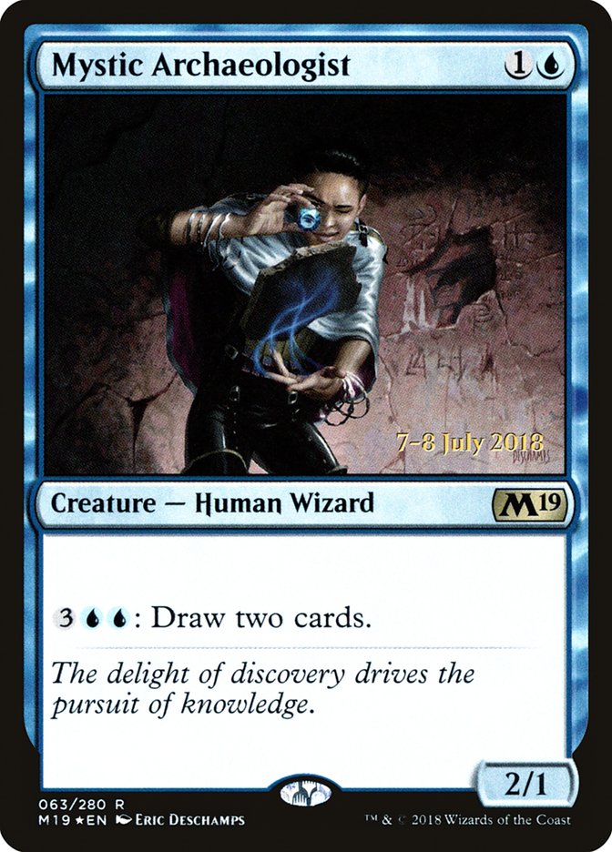 Mystic Archaeologist [Core Set 2019 Promos] | Card Citadel