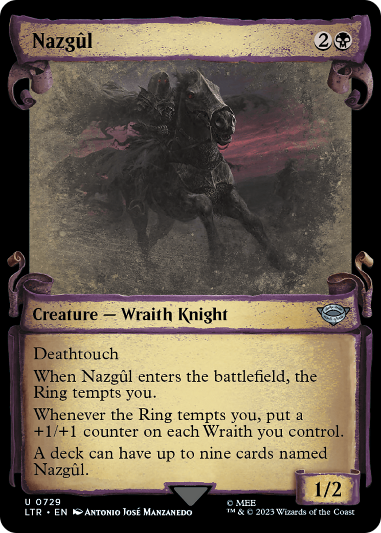 Nazgul (0729) [The Lord of the Rings: Tales of Middle-Earth Showcase Scrolls] | Card Citadel