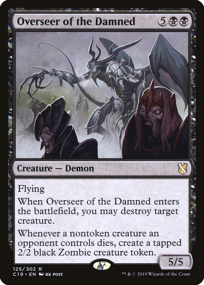 Overseer of the Damned [Commander 2019] | Card Citadel