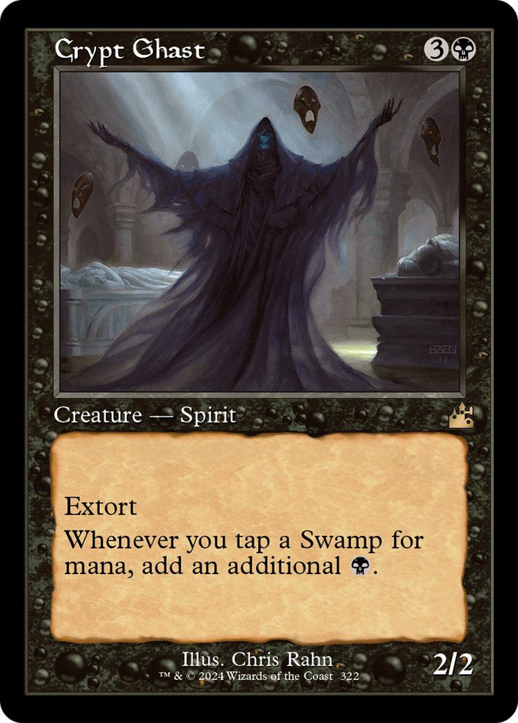 Crypt Ghast (Retro Frame) [Ravnica Remastered] | Card Citadel