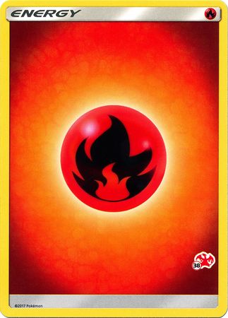 Fire Energy (Charizard Stamp #38) [Battle Academy 2020] | Card Citadel