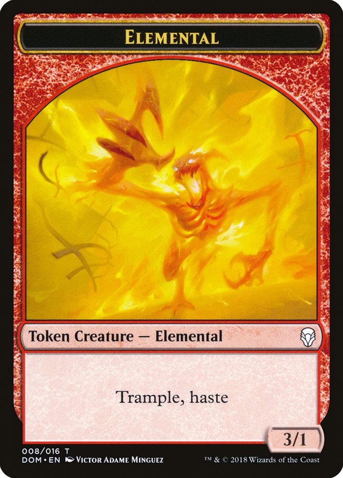 Elemental Token [Dominaria Tokens] | Card Citadel