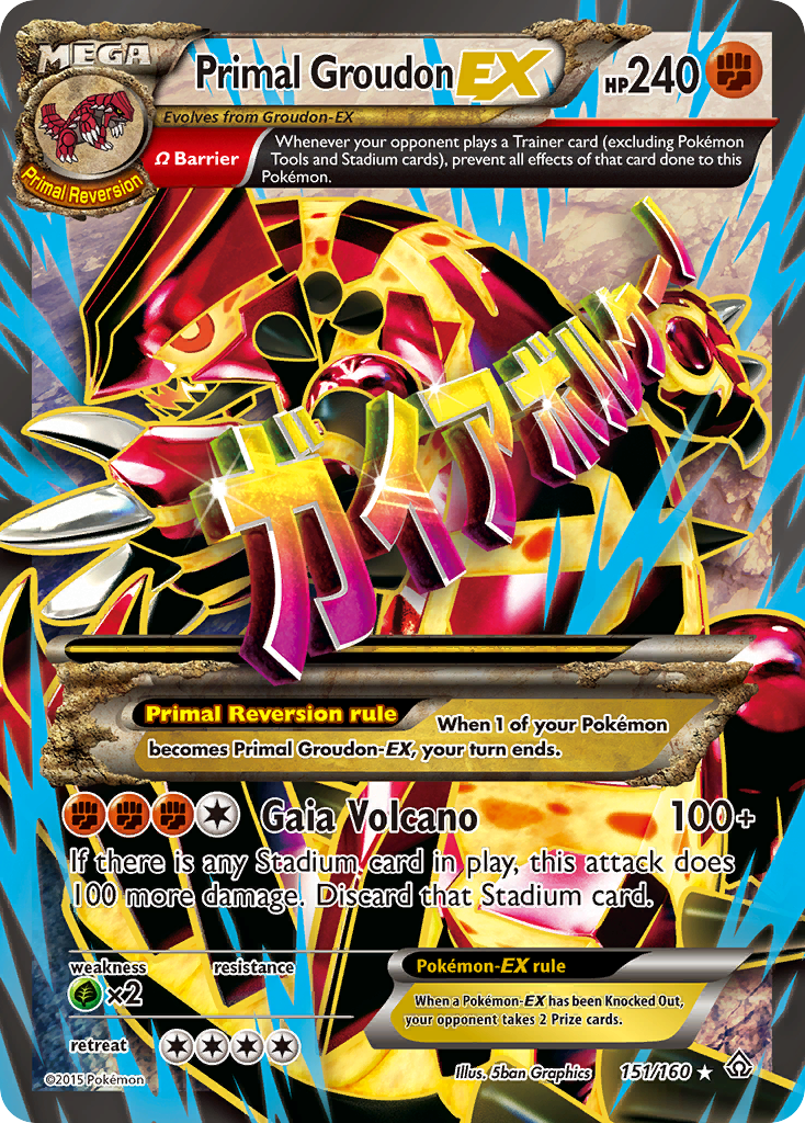 Primal Groudon EX (151/160) [XY: Primal Clash] | Card Citadel