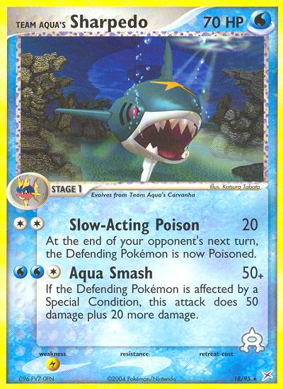 Team Aqua's Sharpedo (18/95) [EX: Team Magma vs Team Aqua] | Card Citadel