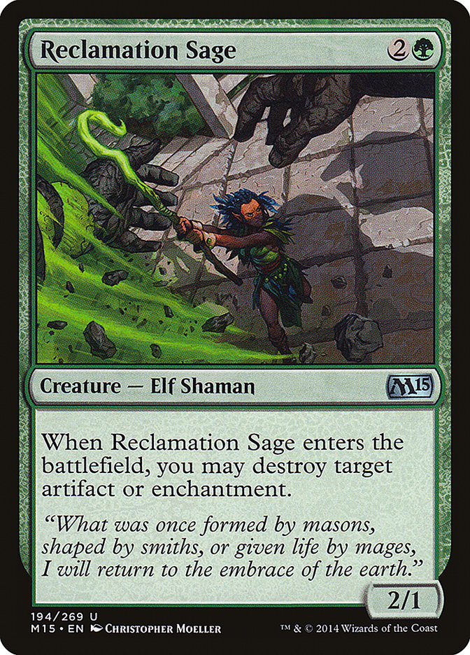 Reclamation Sage [Magic 2015] | Card Citadel