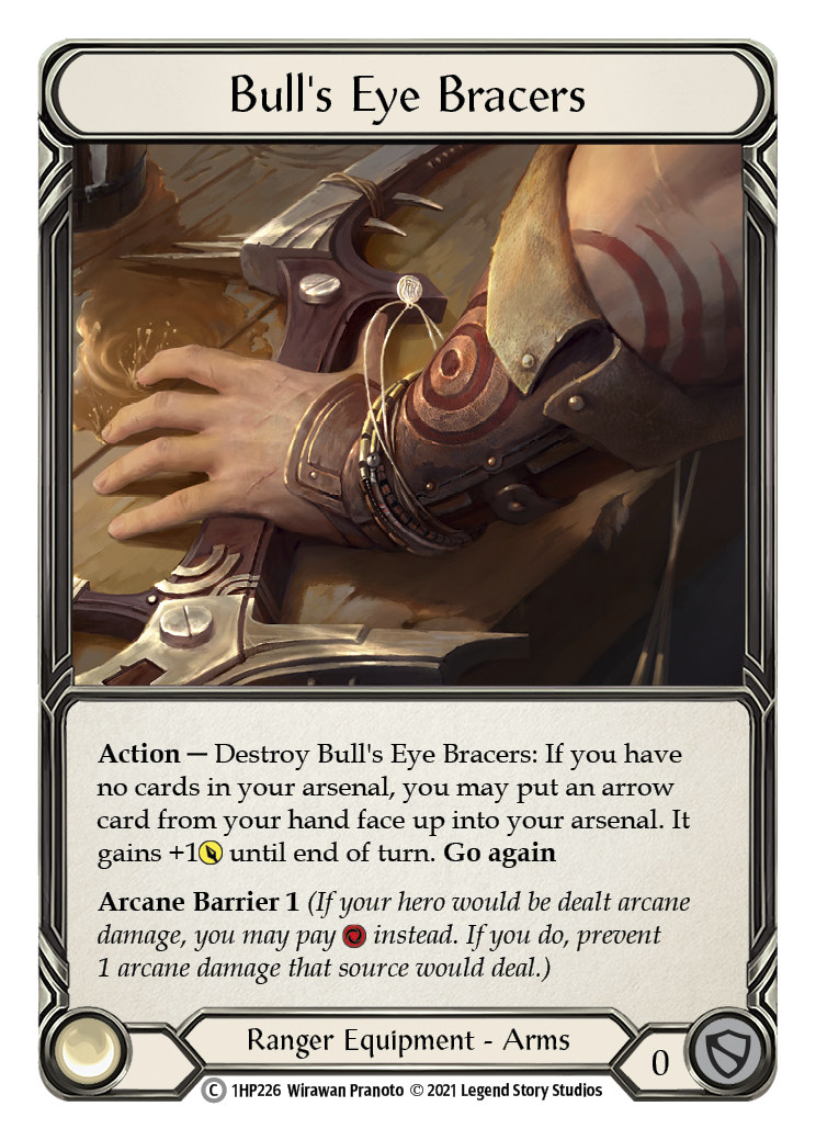 Bull's Eye Bracers [1HP226] | Card Citadel