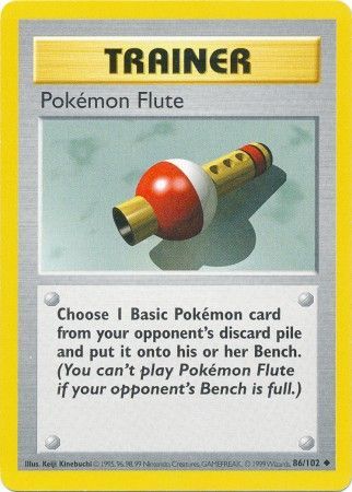 Pokemon Flute (86/102) [Base Set Shadowless Unlimited] | Card Citadel