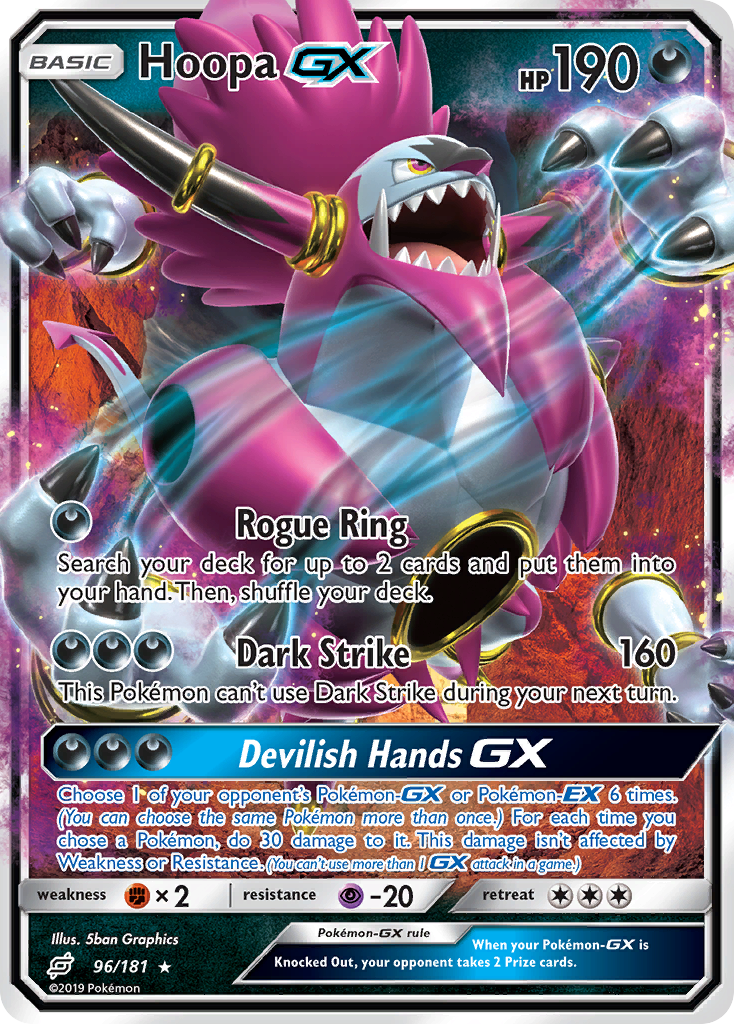 Hoopa GX (96/181) [Sun & Moon: Team Up] | Card Citadel