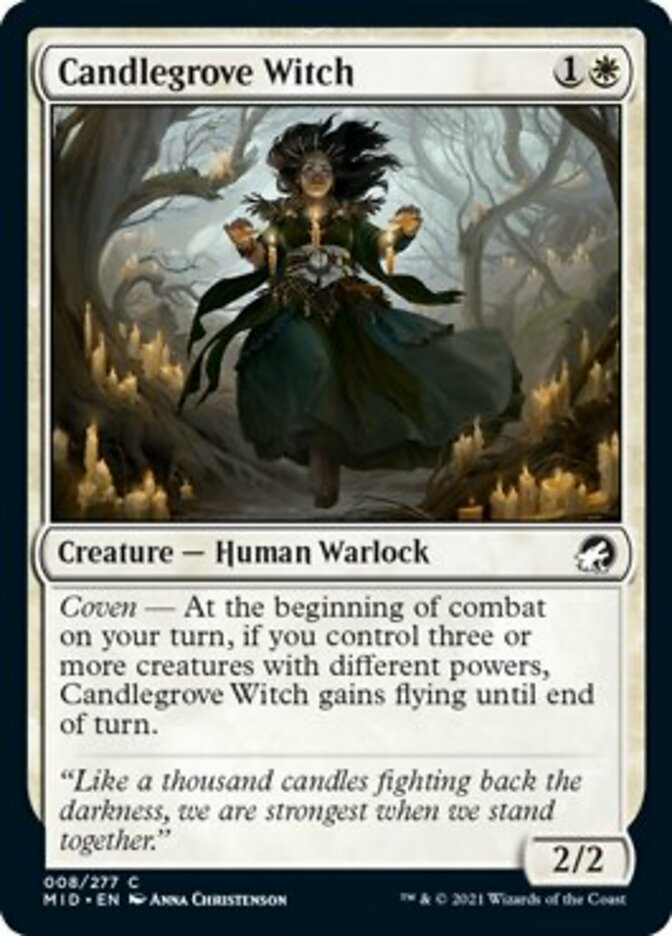 Candlegrove Witch [Innistrad: Midnight Hunt] | Card Citadel
