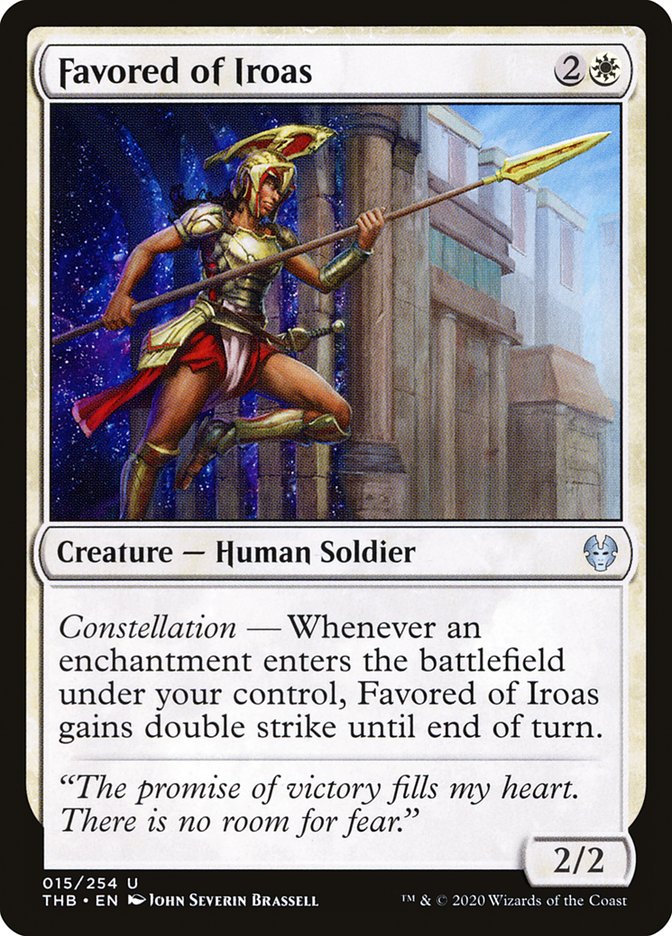Favored of Iroas [Theros Beyond Death] | Card Citadel