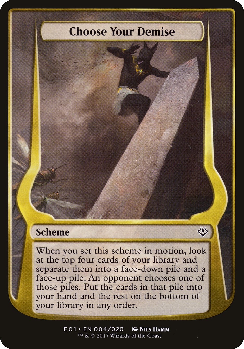 Choose Your Demise [Archenemy: Nicol Bolas Schemes] | Card Citadel