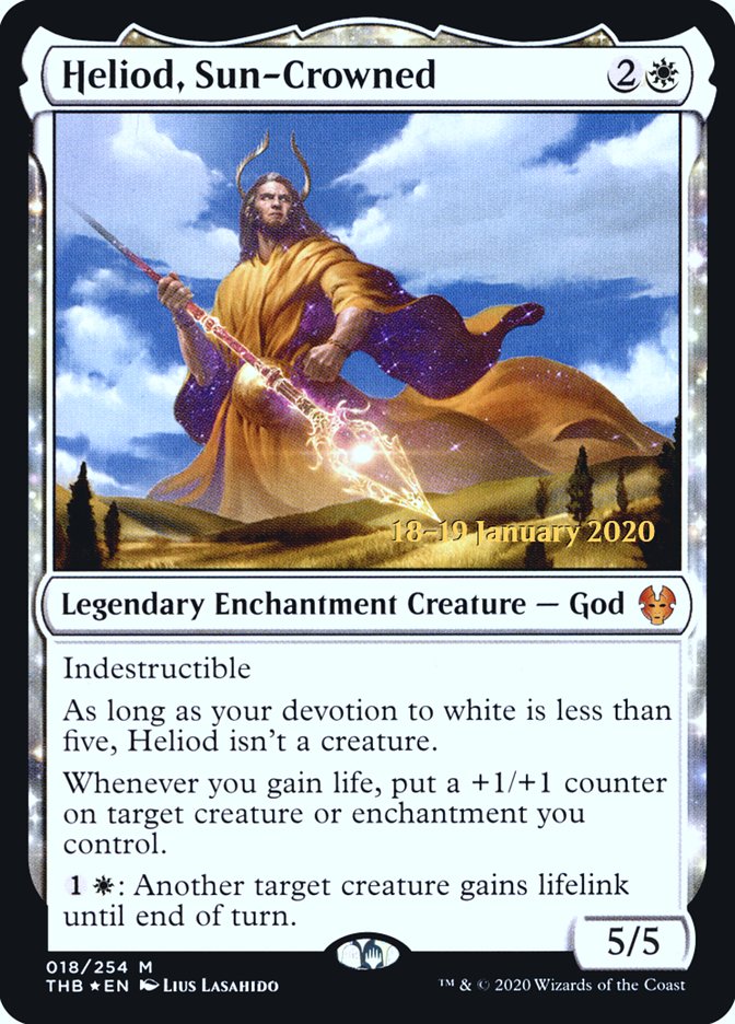 Heliod, Sun-Crowned [Theros Beyond Death Prerelease Promos] | Card Citadel