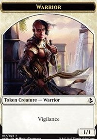 Warrior // Labyrinth Guardian Token [Amonkhet Tokens] | Card Citadel