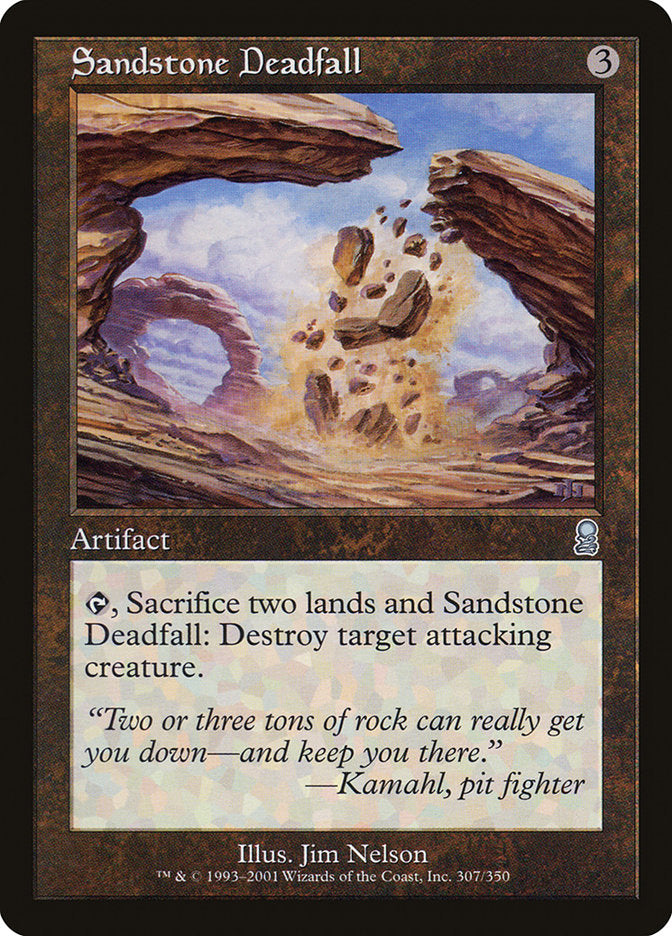 Sandstone Deadfall [Odyssey] | Card Citadel