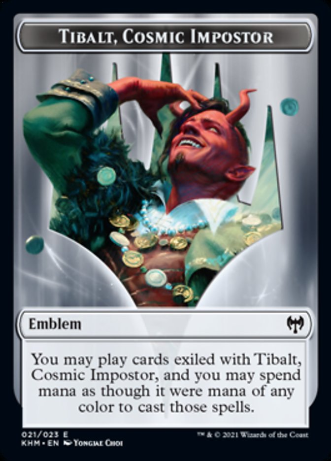 Emblem - Tibalt, Cosmic Impostor [Kaldheim] | Card Citadel