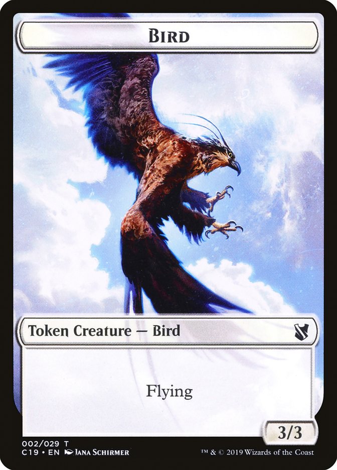 Bird (002/029) [Commander 2019 Tokens] | Card Citadel