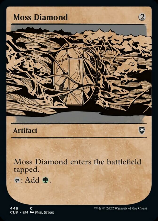Moss Diamond (Showcase) [Commander Legends: Battle for Baldur's Gate] | Card Citadel