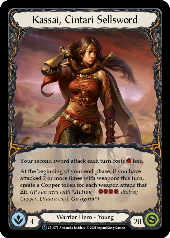 Kassai, Cintari Sellsword [CRU077] Unlimited Normal | Card Citadel