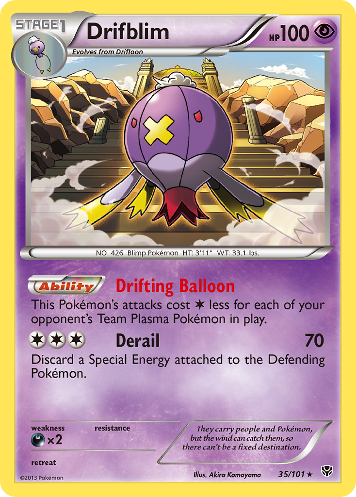 Drifblim (35/101) [Black & White: Plasma Blast] | Card Citadel