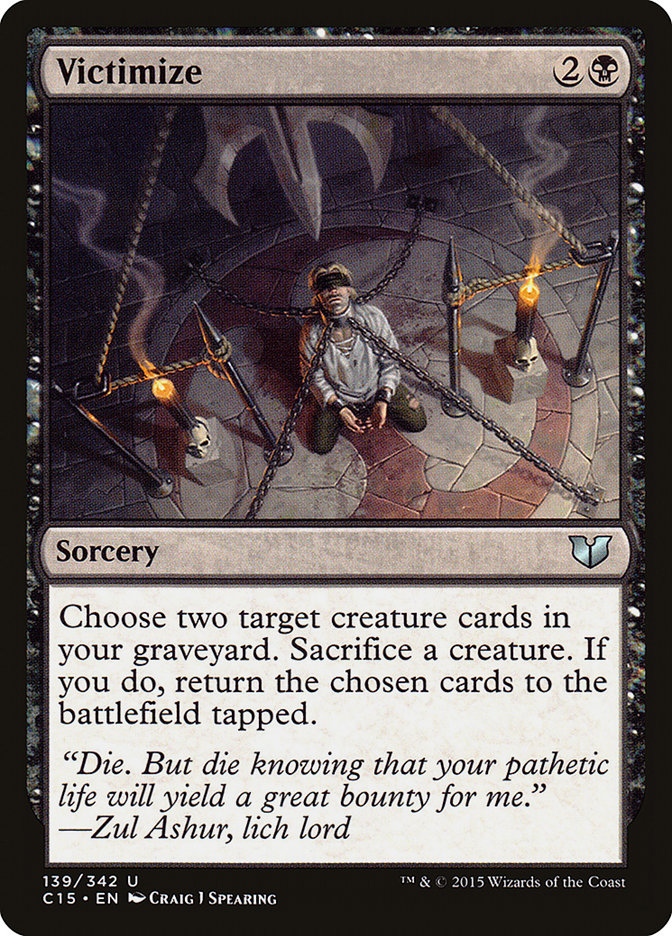 Victimize [Commander 2015] | Card Citadel