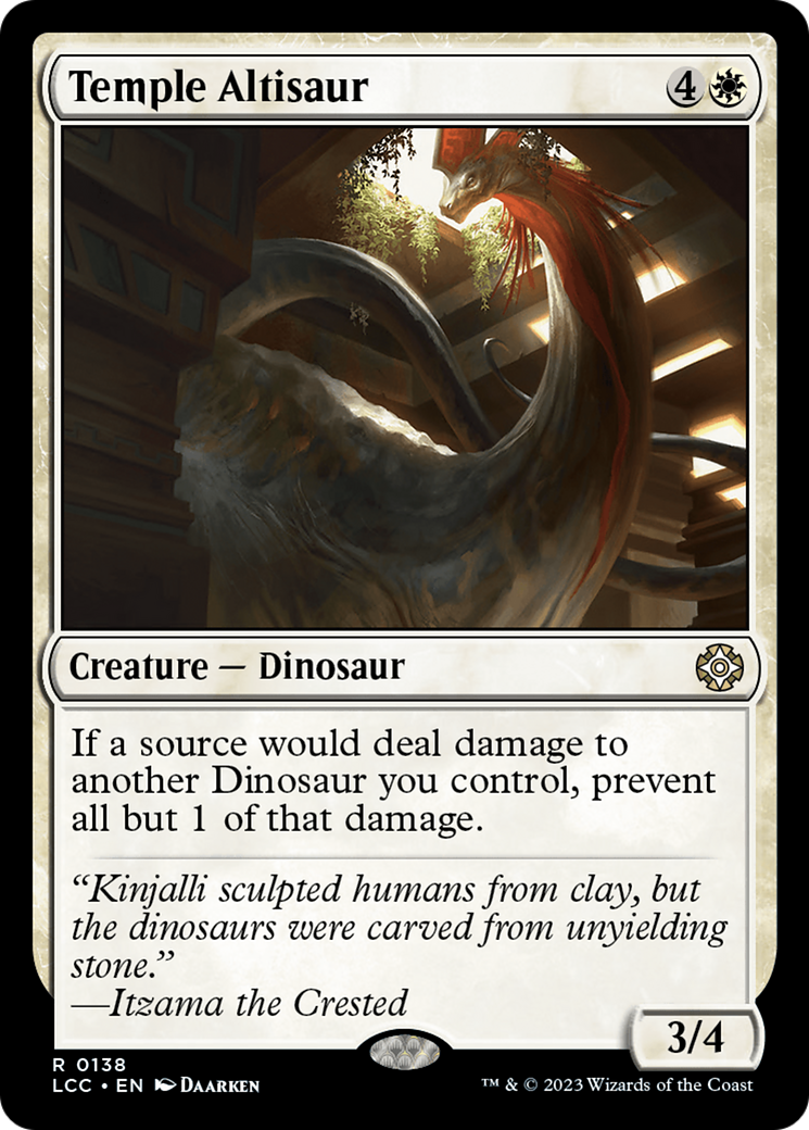 Temple Altisaur [The Lost Caverns of Ixalan Commander] | Card Citadel