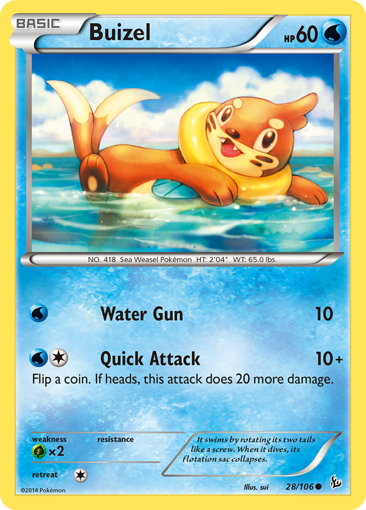 Buizel (28/106) [XY: Flashfire] | Card Citadel