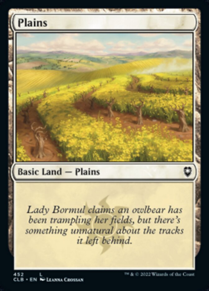 Plains (452) [Commander Legends: Battle for Baldur's Gate] | Card Citadel