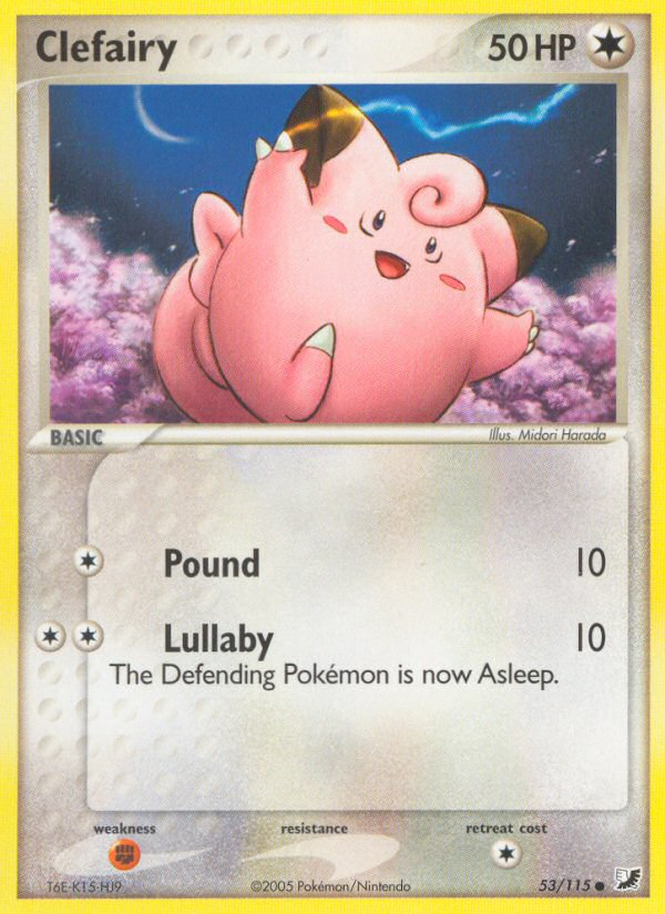 Clefairy (53/115) [EX: Unseen Forces] | Card Citadel