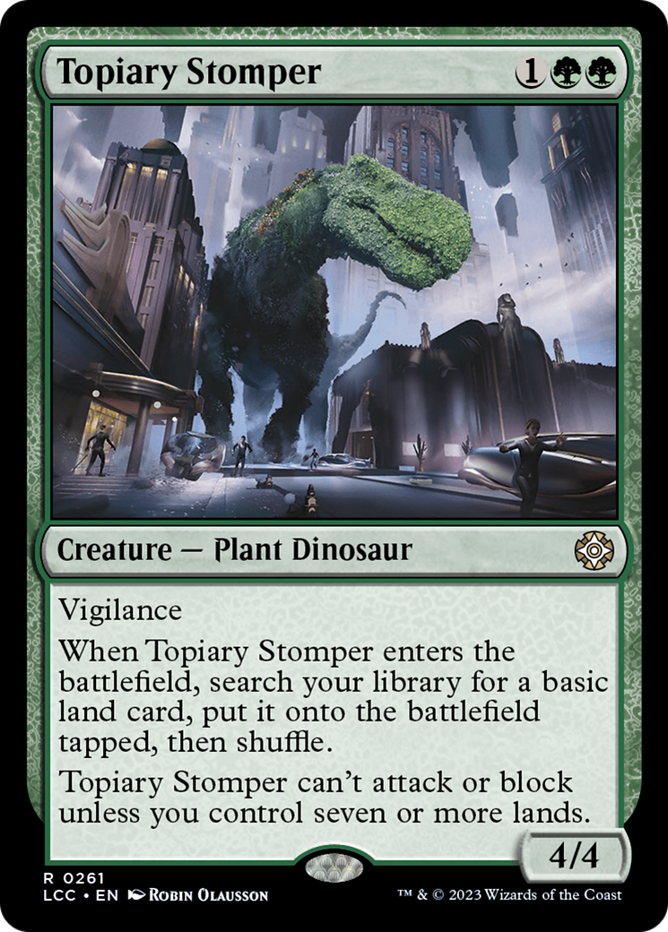 Topiary Stomper [The Lost Caverns of Ixalan Commander] | Card Citadel