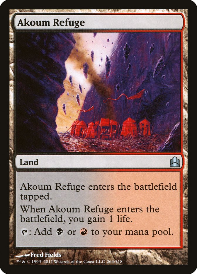 Akoum Refuge [Commander 2011] | Card Citadel