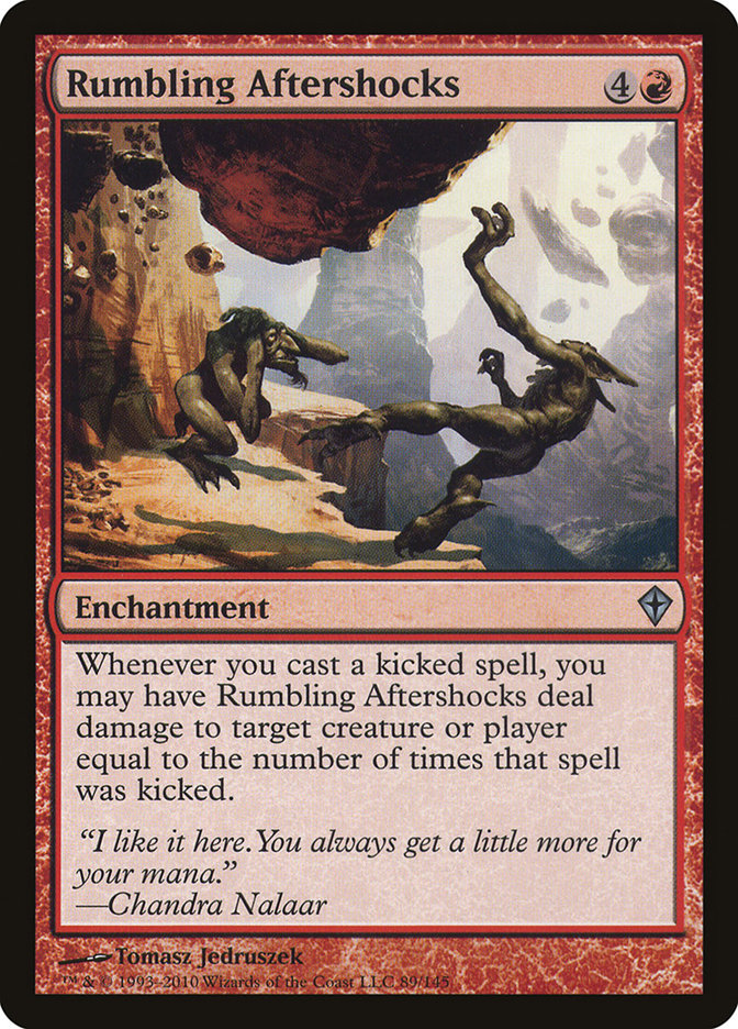 Rumbling Aftershocks [Worldwake] | Card Citadel