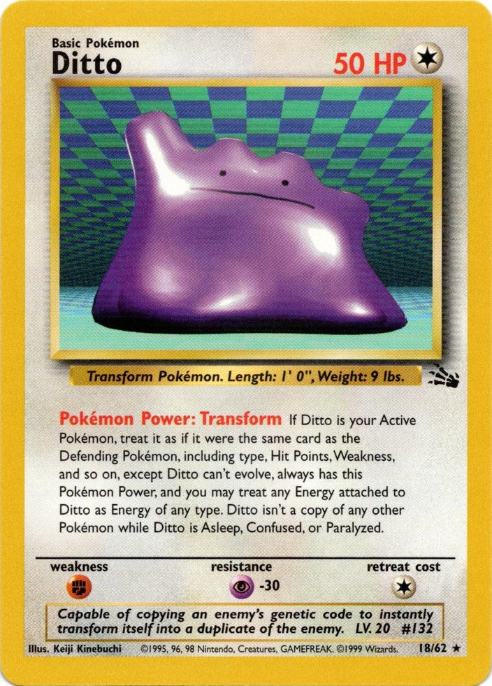 Ditto (18/62) [Fossil Unlimited] | Card Citadel