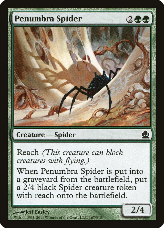 Penumbra Spider [Commander 2011] | Card Citadel