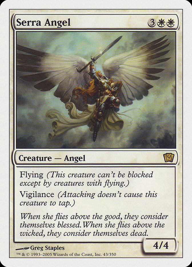 Serra Angel [Ninth Edition] | Card Citadel